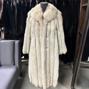 norwegian fox, leather strips, makes less bulky - was 5600 NOW ONLY 1295 size S